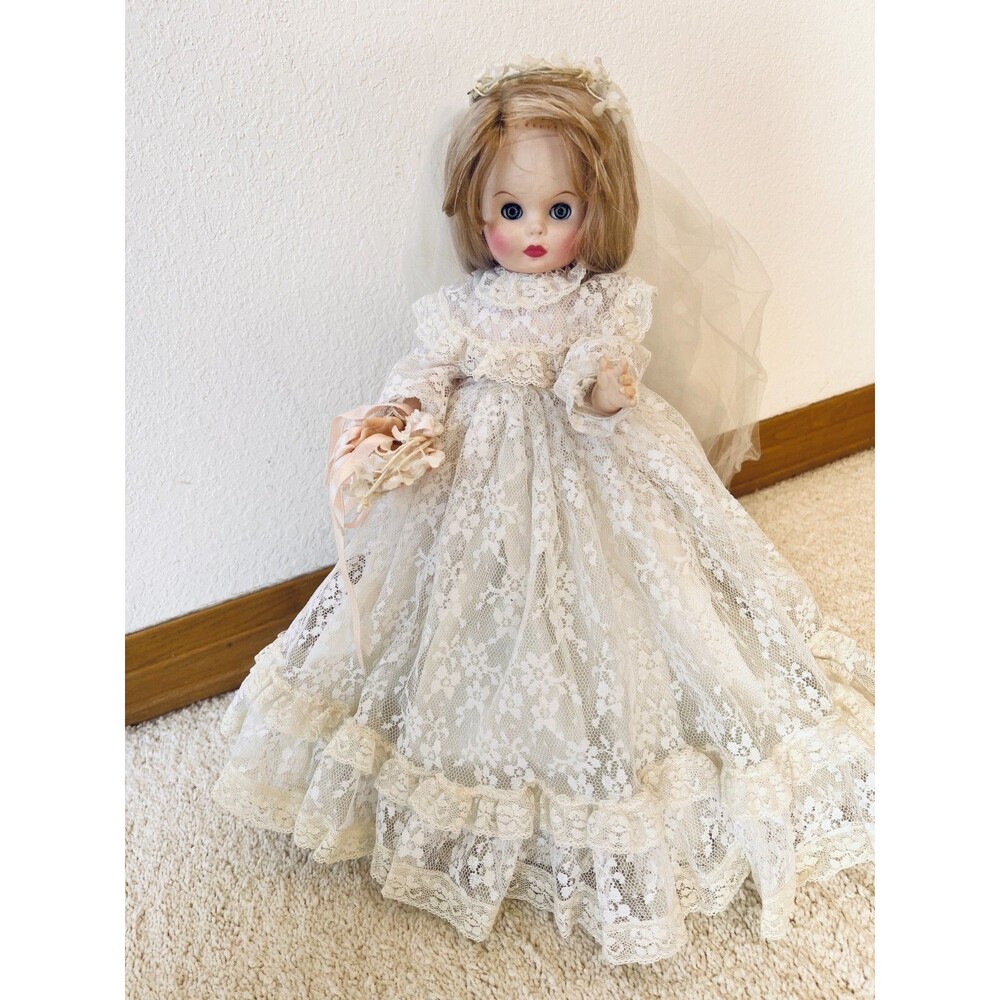 BRIDE Doll Blond with Rooted Hair Unmarked VINTAGE